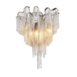 Designer Touch Decorative Tassels Chandelier Ceiling Light Silver Gold Colour