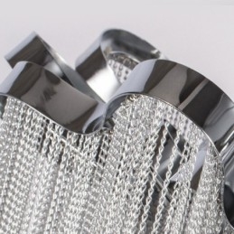 Designer Touch Decorative Tassels Chandelier Ceiling Light Silver Gold Colour