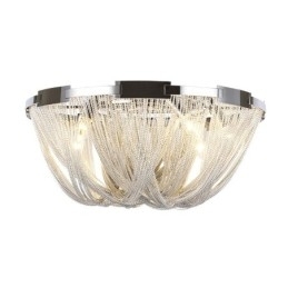 Designer Touch Decorative Tassels Chandelier Ceiling Light Silver Gold Colour