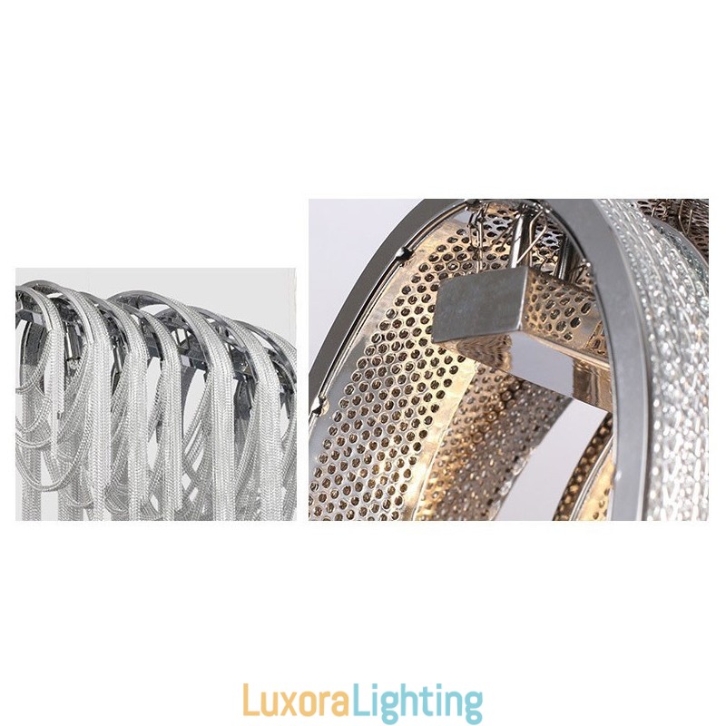 Designer Touch Decorative Tassels Chandelier Pendant Light Silver Gold Colour