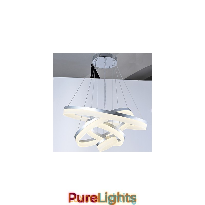 Designer Touch Decorative Acrylic Chandelier Ring Pendant Light Lighting Fixtures with