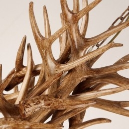 Designer Touch Decorative 9 Light Two Tiers Rustic Artistic Retro Antler Antique Chandelier