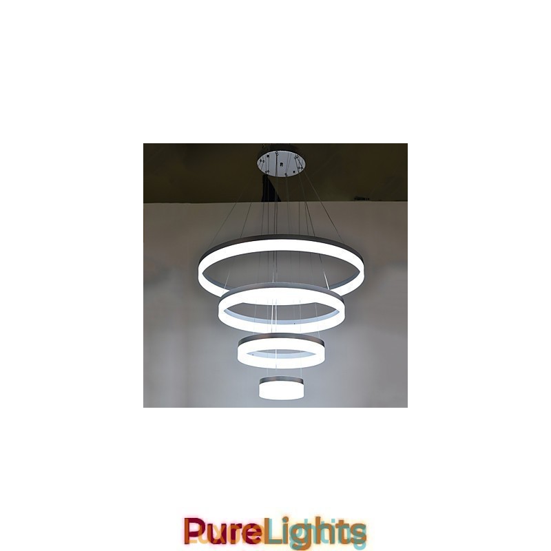 Designer Touch Decorative Acrylic Chandelier Ring Pendant Light Lighting Fixtures with