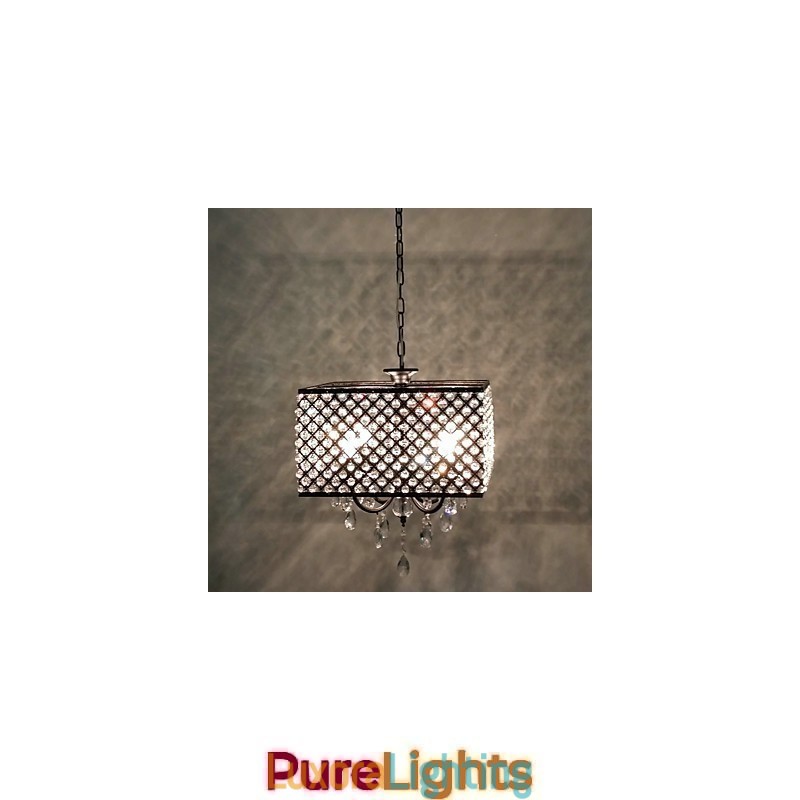 Designer Touch Decorative Traditional Classic Crystal Painting Metal Chandelier