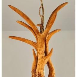 Designer Touch Decorative 8 Light Rustic Artistic Retro Antler Antique Chandelier