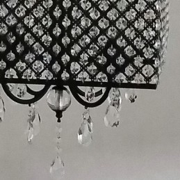 Designer Touch Decorative Traditional Classic Crystal Painting Metal Chandelier