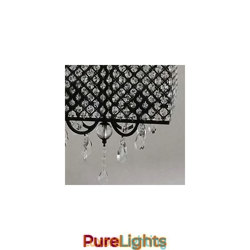 Designer Touch Decorative Traditional Classic Crystal Painting Metal Chandelier