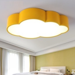 Designer Touch Decorative Macaron Multi color Cloud Modern Nordic Style Flush Mount Ceiling Lights with Acrylic Shade