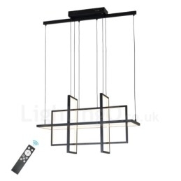 Designer Touch Decorative Dimmable Pendant Light Modern Design Four Rectangles