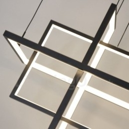 Designer Touch Decorative Dimmable Pendant Light Modern Design Four Rectangles