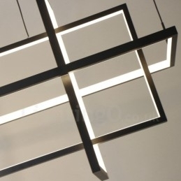 Designer Touch Decorative Dimmable Pendant Light Modern Design Four Rectangles