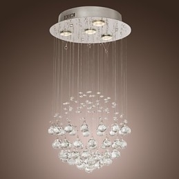 Designer Touch Decorative Chandelier Luxury Modern Crystal 4 Lights