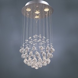 Designer Touch Decorative Chandelier Luxury Modern Crystal 4 Lights