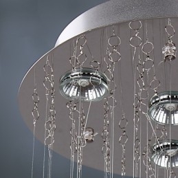 Designer Touch Decorative Chandelier Luxury Modern Crystal 4 Lights