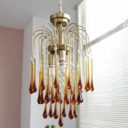 Designer Touch Decorative Water Drop Glass Chandelier luminaire