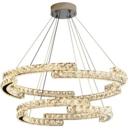 Designer Touch Decorative Round Crystal Pendant Light Luxury K9 Crystal Indoor Ceiling Luminaire