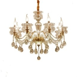 Designer Touch Decorative Luxury Crystal Chandelier K9 Crystal Chandelier with Glowing Arm