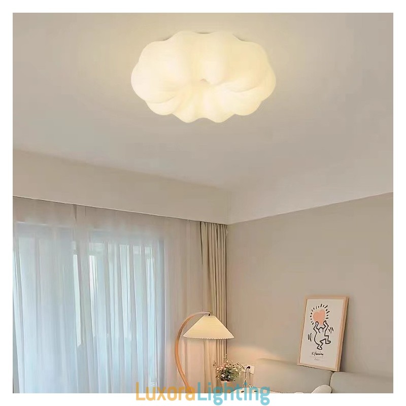 Designer Touch Decorative Nordic Creative Pumpkin Dimmable Ceiling Light Porch