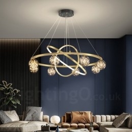 Designer Touch Decorative Nordic Modern Gold Circle Pendant Light
