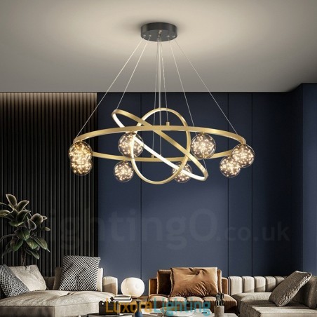 Designer Touch Decorative Nordic Modern Gold Circle Pendant Light