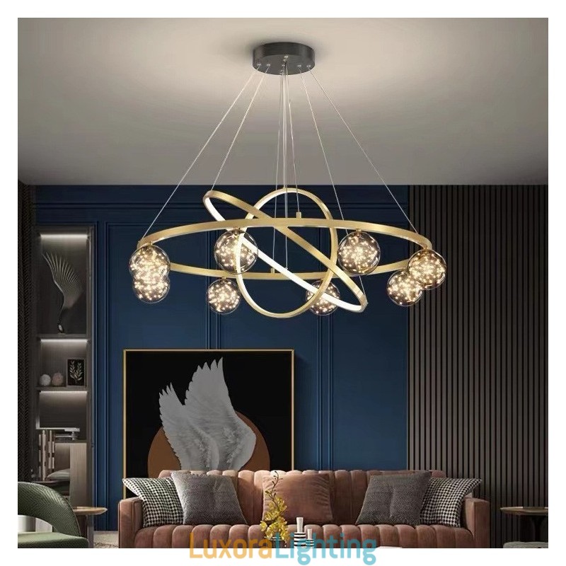 Designer Touch Decorative Nordic Modern Gold Circle Pendant Light