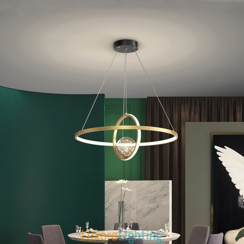 Designer Touch Decorative Nordic Modern Gold Circle Pendant Light