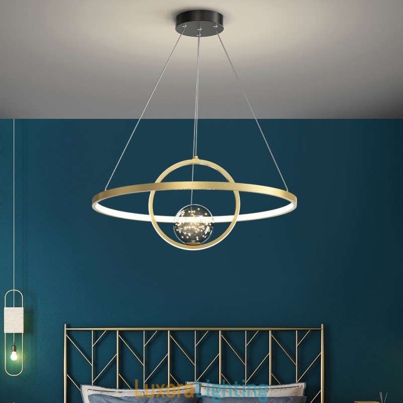 Designer Touch Decorative Nordic Modern Gold Circle Pendant Light