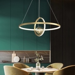 Designer Touch Decorative Nordic Modern Gold Circle Pendant Light