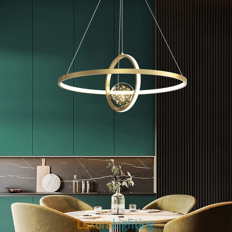 Designer Touch Decorative Nordic Modern Gold Circle Pendant Light