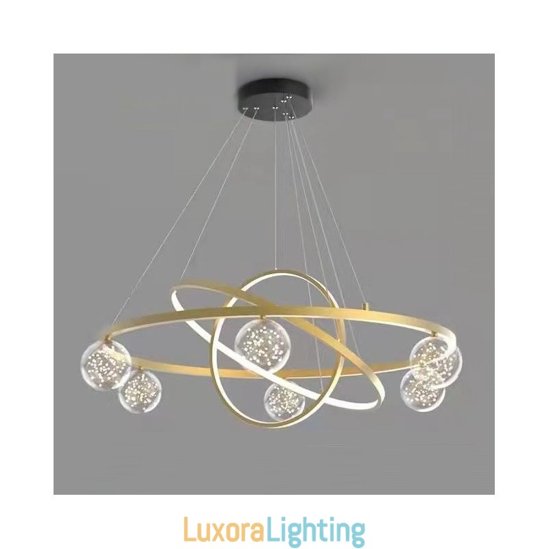 Designer Touch Decorative Nordic Modern Gold Circle Pendant Light