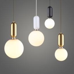 Designer Touch Decorative Modern Contemporary Pendant Light with Glass Shade