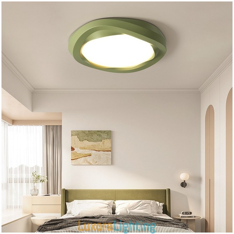 Designer Touch Decorative Dimmable Full Spectrum Eye Protection Multi Colours Modern Flush Mount Ceiling Light Indoor Lighting Fixtures