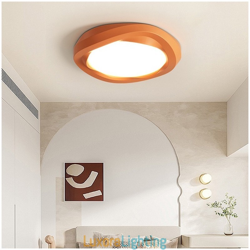 Designer Touch Decorative Dimmable Full Spectrum Eye Protection Multi Colours Modern Flush Mount Ceiling Light Indoor Lighting Fixtures