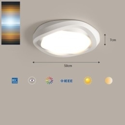 Designer Touch Decorative Dimmable Full Spectrum Eye Protection Multi Colours Modern Flush Mount Ceiling Light Indoor Lighting Fixtures