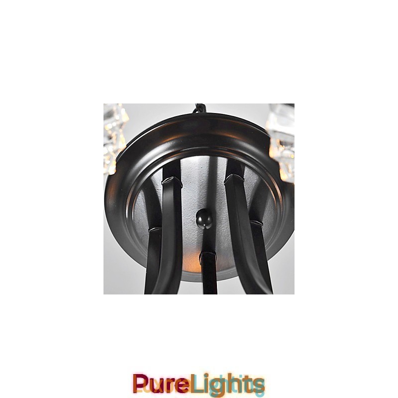 Designer Touch Decorative European Style Vintage 5 Light Chandelier With Horned Arm