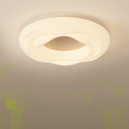 Designer Touch Decorative Dimmable Round Modern Flush Mount Ceiling Light Indoor Lighting Fixture