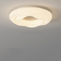 Designer Touch Decorative Dimmable Round Modern Flush Mount Ceiling Light Indoor Lighting Fixture