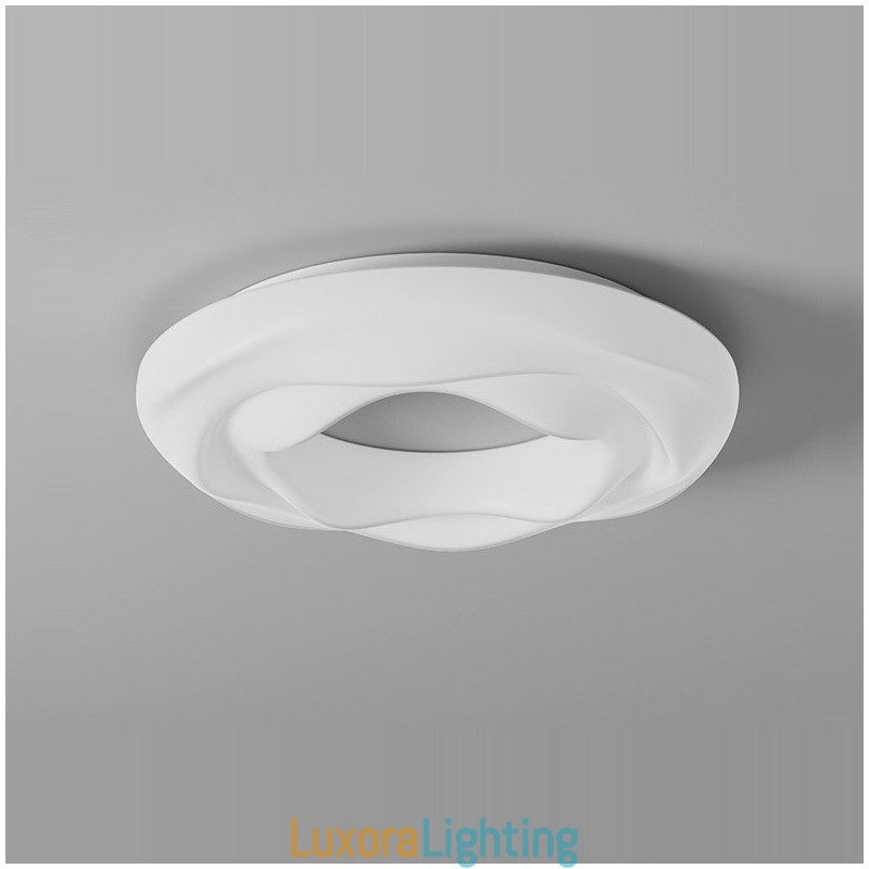Designer Touch Decorative Dimmable Round Modern Flush Mount Ceiling Light Indoor Lighting Fixture