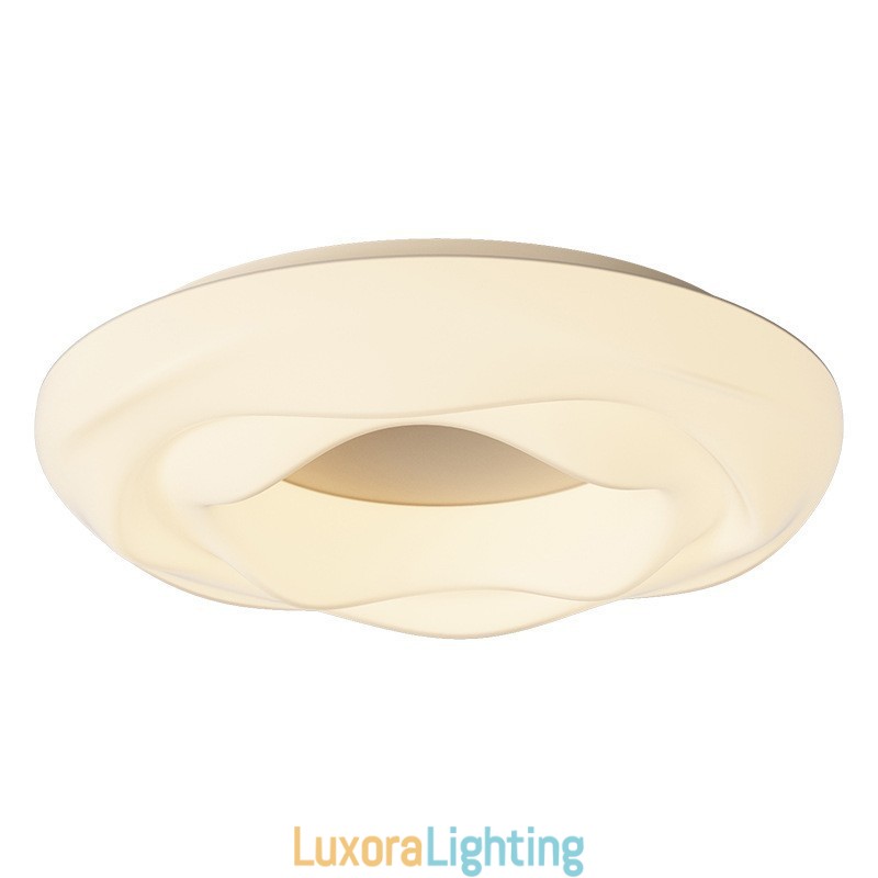 Designer Touch Decorative Dimmable Round Modern Flush Mount Ceiling Light Indoor Lighting Fixture