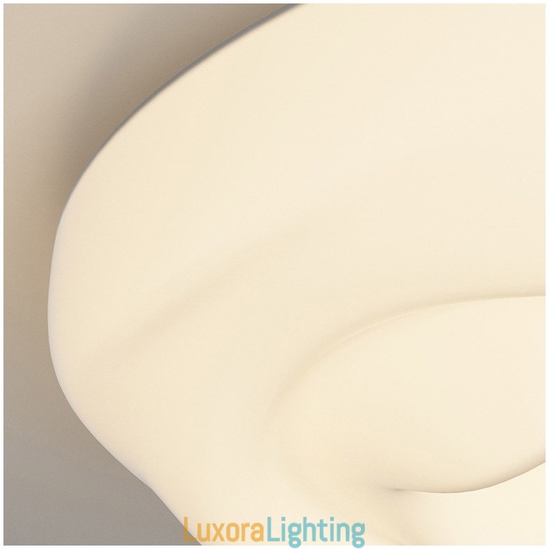 Designer Touch Decorative Dimmable Round Modern Flush Mount Ceiling Light Indoor Lighting Fixture