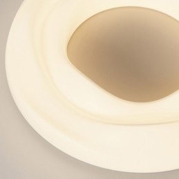 Designer Touch Decorative Dimmable Round Modern Flush Mount Ceiling Light Indoor Lighting Fixture