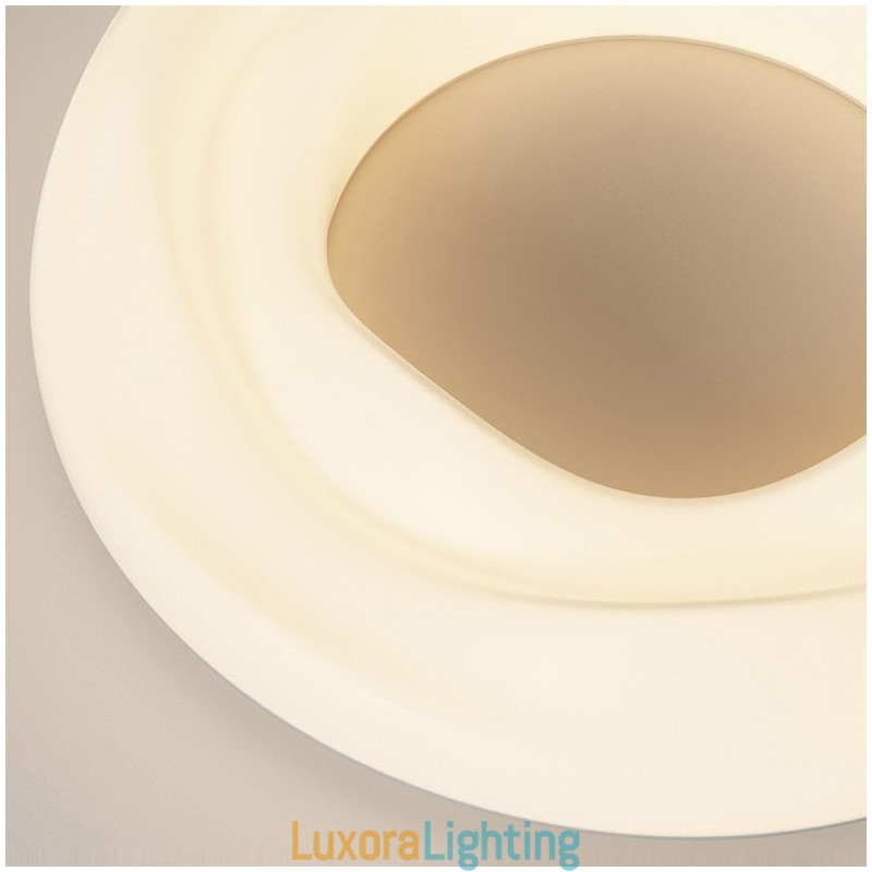 Designer Touch Decorative Dimmable Round Modern Flush Mount Ceiling Light Indoor Lighting Fixture