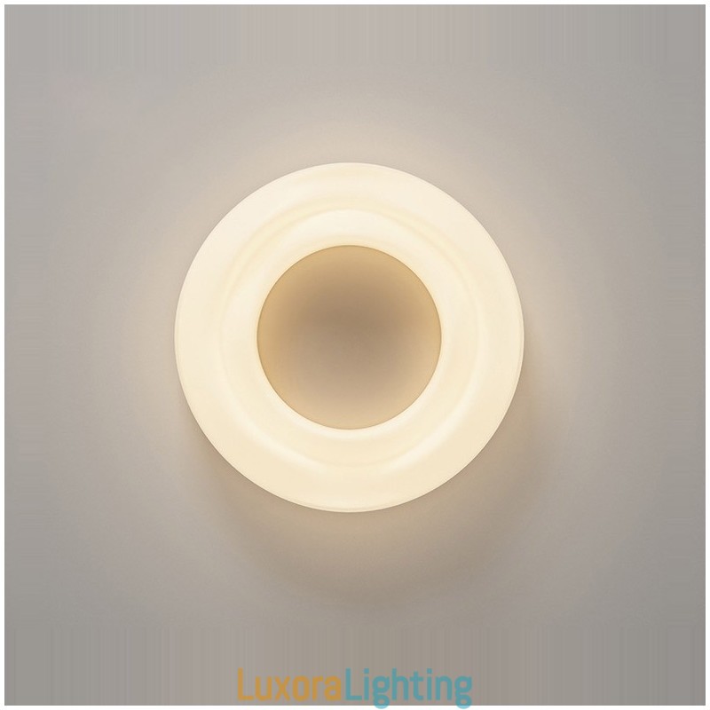 Designer Touch Decorative Dimmable Round Modern Flush Mount Ceiling Light Indoor Lighting Fixture