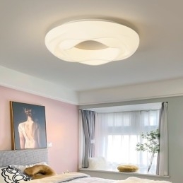 Designer Touch Decorative Dimmable Round Modern Flush Mount Ceiling Light Indoor Lighting Fixture