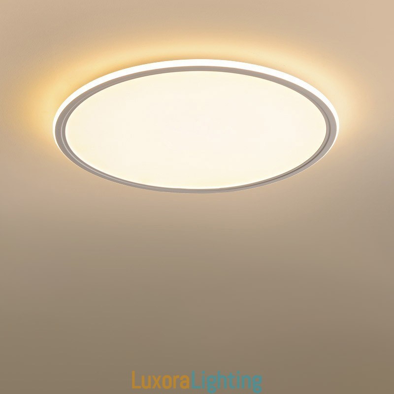 Designer Touch Decorative Nordic 3.5cm Thickness Round Full Spectrum Eye Protection Indoor Dimmable Ceiling Light