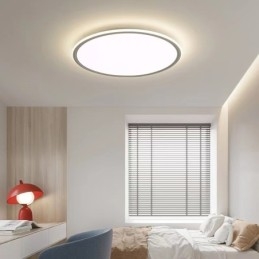 Designer Touch Decorative Nordic 3.5cm Thickness Round Full Spectrum Eye Protection Indoor Dimmable Ceiling Light