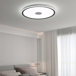 Designer Touch Decorative Nordic 3.5cm Thickness Round Full Spectrum Eye Protection Indoor Dimmable Ceiling Light