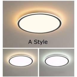 Designer Touch Decorative Nordic 3.5cm Thickness Round Full Spectrum Eye Protection Indoor Dimmable Ceiling Light