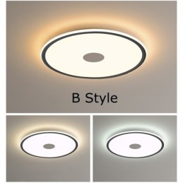 Designer Touch Decorative Nordic 3.5cm Thickness Round Full Spectrum Eye Protection Indoor Dimmable Ceiling Light