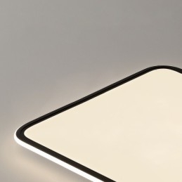 Designer Touch Decorative Modern Dimmable Square Flush Mount Ceiling Light Indoor Lighting Fixture